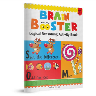 Preschool Activity Book Brain Booster - Logical Reasoning Activity Book for Kids - Wonder House Books