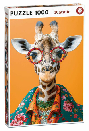 Puzzle Crazy Giraffe 1000 dílků - neuveden