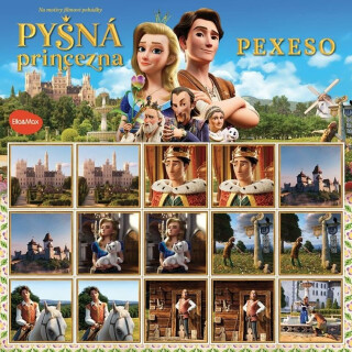 Pyšná princezna - Pexeso na motivy filmové pohádky - neuveden