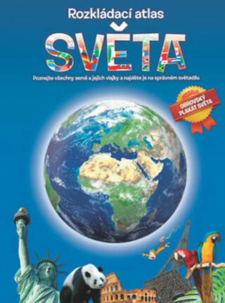 Rozkládací atlas světa - neuveden