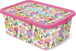 Squishmallows STOR úložný box s víkem - 13 L - 