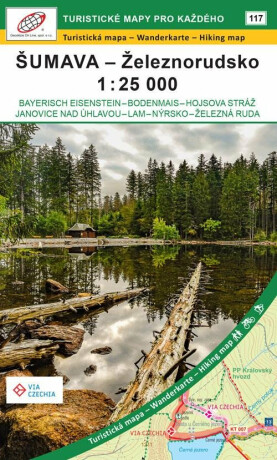 Šumava - Železnorudsko 1:25 000 / 117 Turistivké mapy pro každého - neuveden