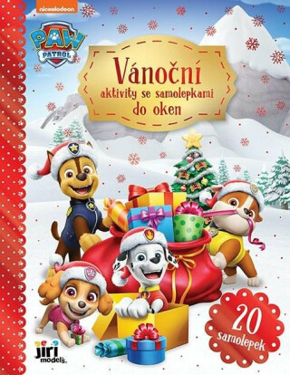 Vánoční aktivity se samolepkami do oken Tlapková patrola - 