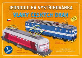 Vlaky českých drah - Jednoduchá vystřihovánka - neuveden