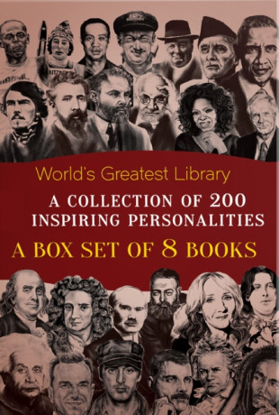 World''s Greatest Library : A Collection of 200 Inspiring Personalities (Box Set of 8 Biographies) - Wonder House Books