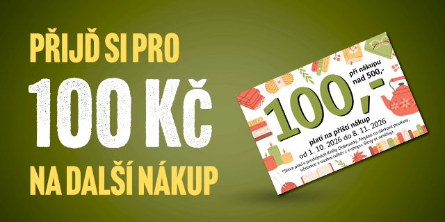 Slevička 100 Kč na podzimní nákup